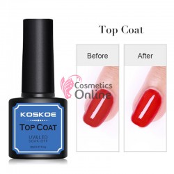 Top Coat KOSKOE pentru oja semipermanenta UV  LED de 8 ml
